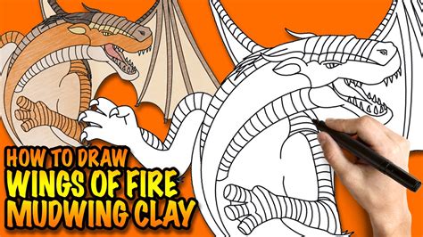 How To Draw Wings Of Fire Mudwing Clay Easy Step By Step Drawing
