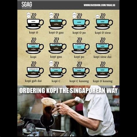 How To Order Kopi Local Brewed Coffee In Singapore Credit Gag