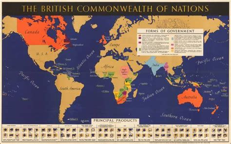 The British Commonwealth Of Nations Maps On The Web