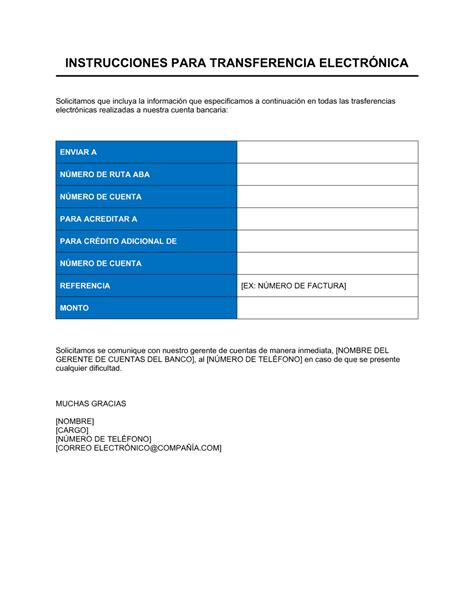 Total 88 Imagen Modelo De Solicitud De Transferencia Bancaria