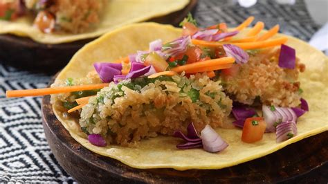 Tacos Estilo Baja De ¡aguacate Vegetarianos Y Deliciosos Delicioso