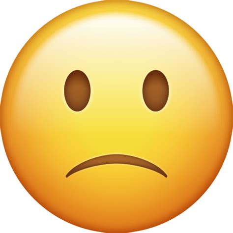 I'd say this is a very versatile emoji. Unhappy Emoji Free Download IOS Emojis | Emoji Island