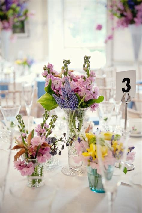 Picture Of A Pink Lilac And Yellow Floral Wedding