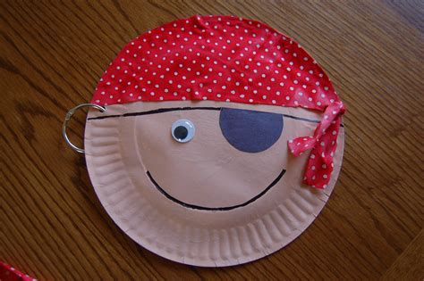 Pirate Paper Plate Craft Preschool Crafts For Kids