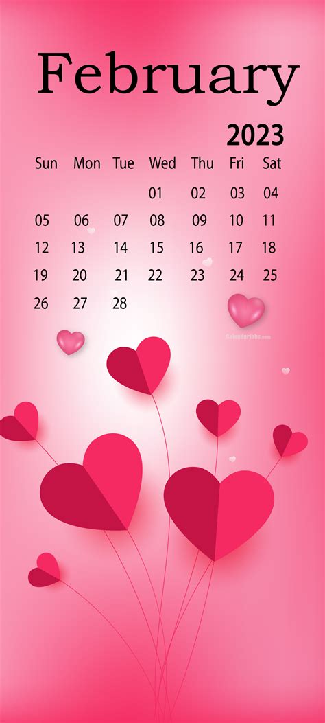 February 2023 Desktop Calendar Wallpaper Printable Calendar 2023