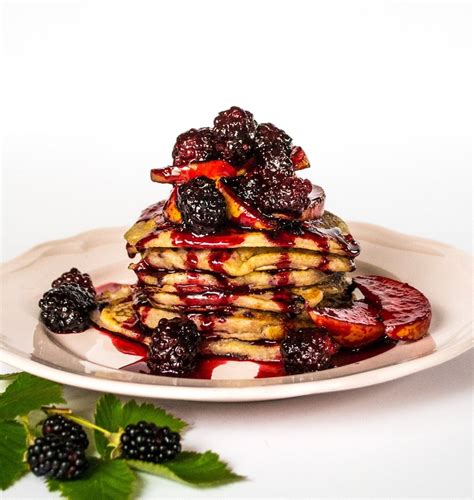 Recipe Blackberry And Apple Pancakes Vegan The Veg Space