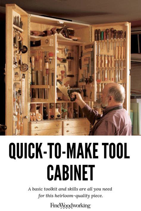 Quick To Make Tool Cabinet Finewoodworking Tool Cabinet