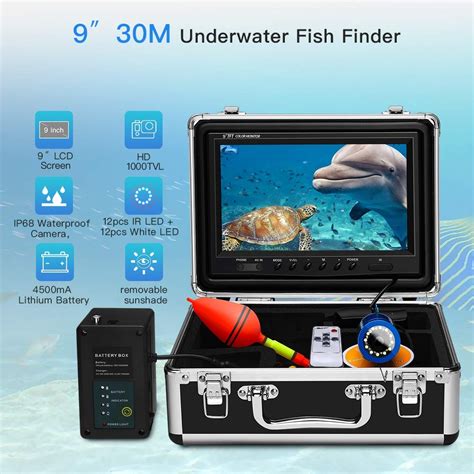 Selecting a quality underwater fishing camera. Eyoyo 9 Inch Underwater Fishing Camera Video Fish Finder ...