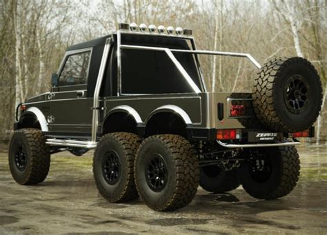 Comments On Maruti Suzuki Gypsy Rendered As A Badass 6x6 Off Road Vehicle