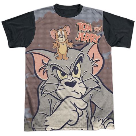 Tom And Jerry Tom And Jerry Up To No Good Mens Sublimation Shirt With