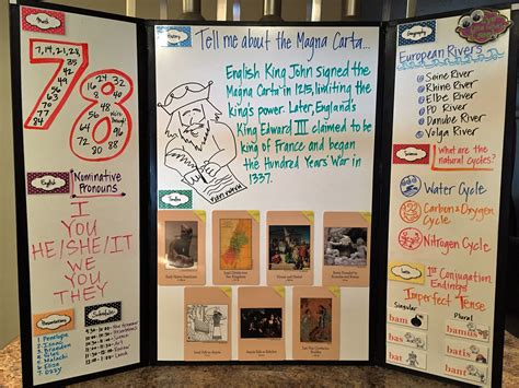 Tri-Fold Board, Classical Conversations, Cycle 2, W… | Classical