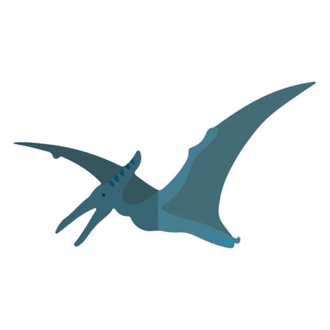 Blue Pterodactyl Flat Transparent Png And Svg Vector File