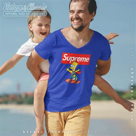 Supreme Bart Simpson Skateboard Shirt Vintagenclassic Tee