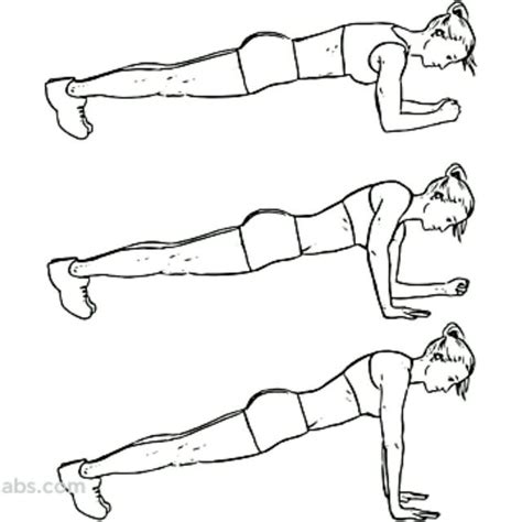 Plank To Push Up Exercise How To Workout Trainer By Skimble