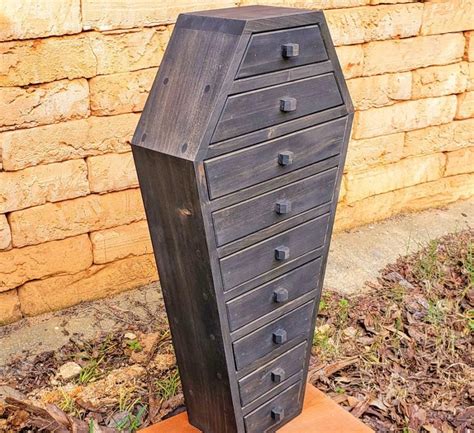 You Can Now Get A Custom Made Coffin Apothecary Cabinet Coffin Decor