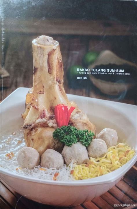 Selalu Diperbarui Menu Bakso Iga Balungan Green Ville