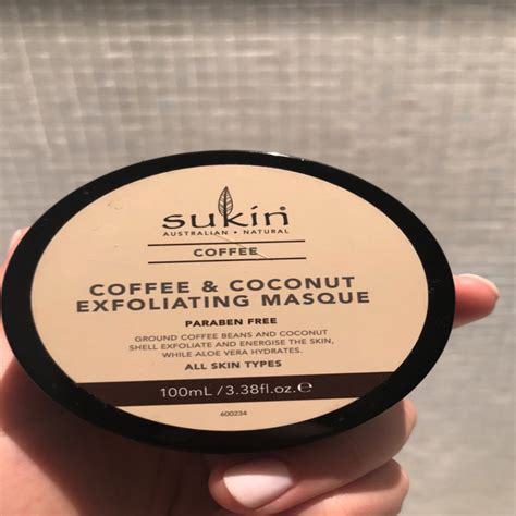 This Sukin Exfoliating Mask For All Skin Types That Uses Coffee Grounds And Coconut Shells To