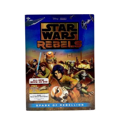 Star Wars Rebels Spark Of Rebellion Dvd Disney Lucasfilm 3d Model Kit Ghost Ebay