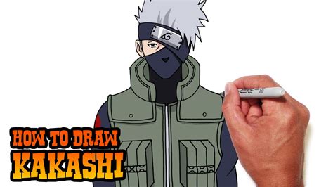 Kakashi Hatake Drawing Step By Step Kakashi Draw Naruto Drawing Easy