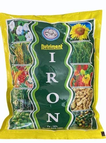 Brown Powder Nutriment Iron Micronutrient Fertilizer Hdpe Bag