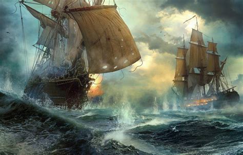 Sea Battle Wallpapers Top Free Sea Battle Backgrounds Wallpaperaccess