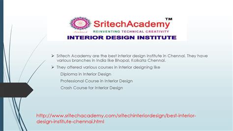 Best Interior Designing Course In Chennai Sritech By Sritechacademy