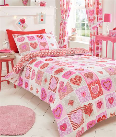 Lace Hearts Design Matching Curtains