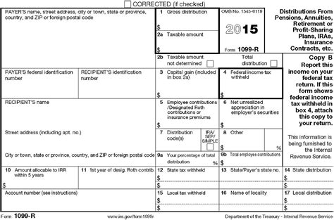 How To Fill Out Form 1099 R Universal Network