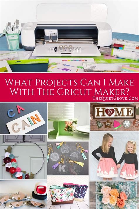What Projects Can I Make With The Cricut Maker ⋆ The Quiet Grove