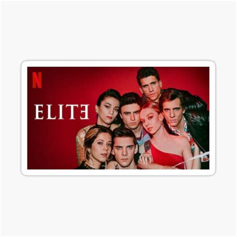 Elite Netflix Sticker For Sale By Mednashop Redbubble