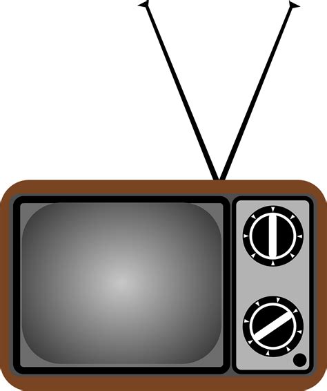 Television Free To Air Clip Art Vintage Tv Png Download 10711280