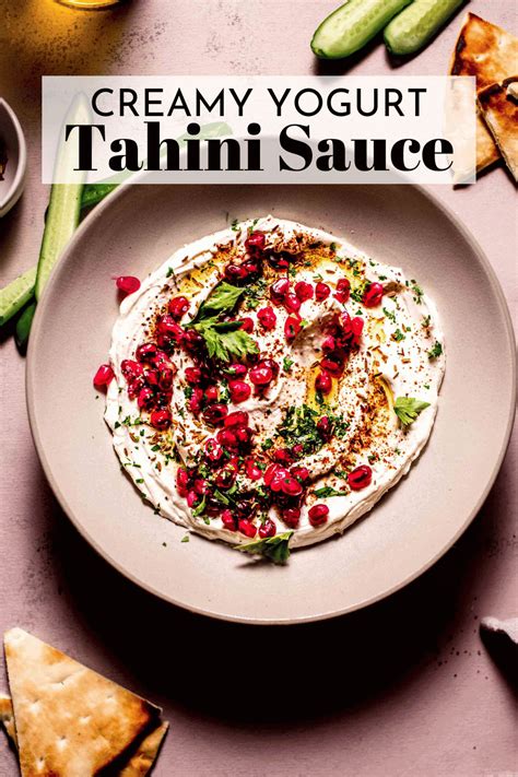 Tahini Yogurt Sauce Middle Eastern Yogurt Sauce