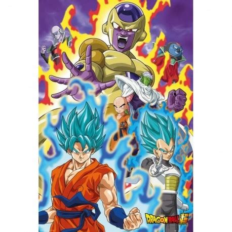 Dragon ball super brought future trunks back, and gave a darkly humorous look at why the heroes of his world were never able to return. Póster Grande XXL Dragón Ball Súper God Súper ...