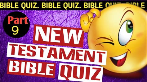 Bible Quiz Questions And Answers Youtube