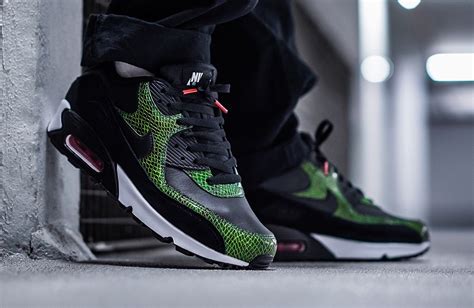 Get Ready For The Nike Air Max 90 Green Python •