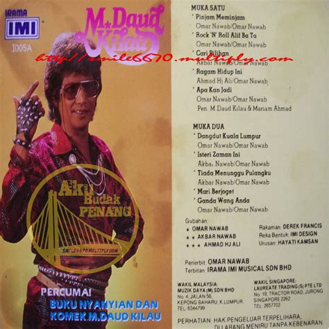 See more of m.daud kilau on facebook. M.Daud Kilau - Rock & Roll Alif Bata1987 | Arkib Budak ...