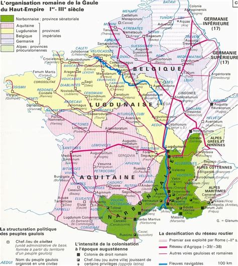 La Gaule romaine | Roman empire map, France map, Ancient maps