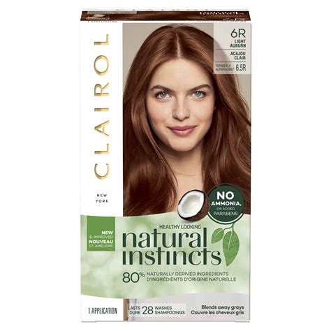 Clairol Natural Instincts Demi Permanent Hair Color Crème 6r Light
