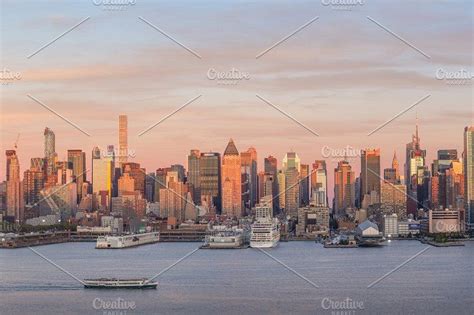 New York City Manhattan Midtown Stock Photo Containing New And York