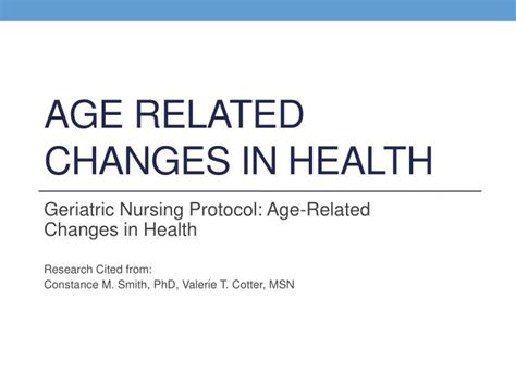 Ppt Age Related Changes In Health Powerpoint Presentation Free