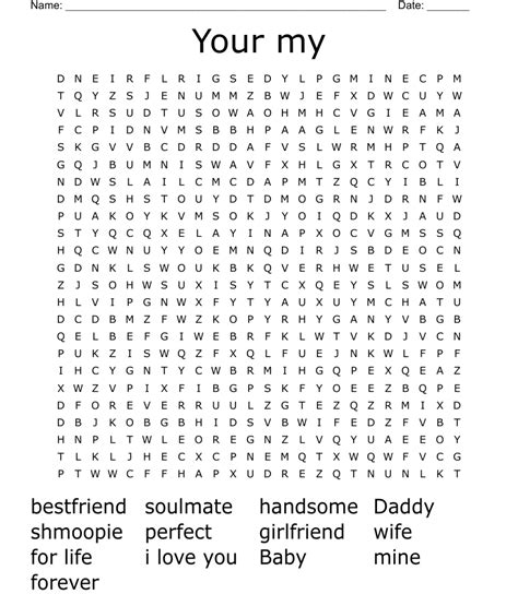 Your My Word Search Wordmint