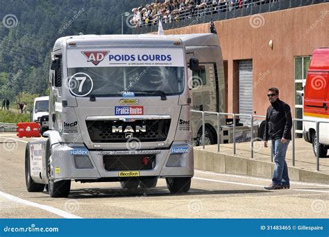 Grand Prix Of France Trucks 2013 Editorial Image Image Of