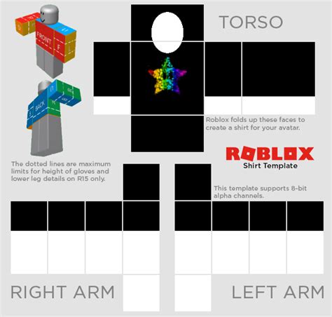 Roblox Shirt Template Transparent Png Roblox Shaded Shirt Template