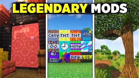 Top 10 Legendary Modsaddons Compilation Minecraft Pe Best Mod