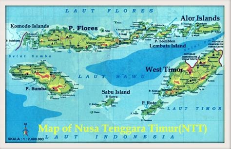 Gambar Peta Nusa Tenggara Timur Lengkap Broonet
