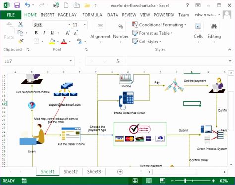 5 Microsoft Excel Flowchart Template Excel Templates Riset