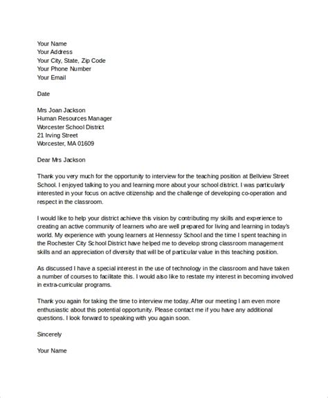 Yes, you need to write a thank you email after an interview if you want to impress the hiring manager. FREE 6+ Sample Thank You Letters For Interview in MS Word | PDF