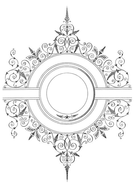 Free Vector Download Fancy Antique Frame The Graphics
