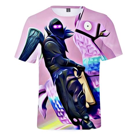 Fortnite Graphic Tee Shirts Llama X Raven Prestige Life