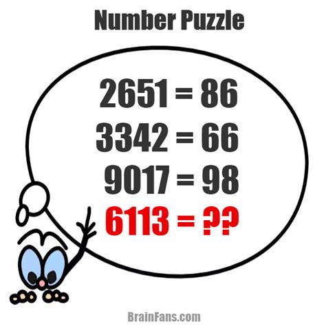 Number Puzzle Number And Math Puzzle Brainfans